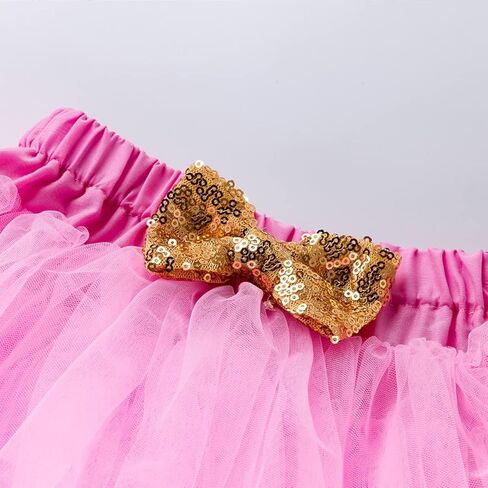 مجموعة ملابس Shalofer Baby Girl لنصف عيد الميلاد إنها مجموعة تنورة توتو لعيد الميلاد 1/2 مع تاج وعصابة رأس in Kuwait