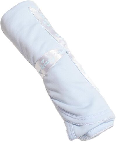 Kissy Kissy - Basic Blanket - Blue White-One Size in Saudi Arabia