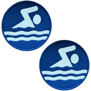 2 Pieces Compatible with Ghostbusters Halloween Embroidered Iron on Sew on Funny Patches NO Ghost Anti Ghostbusters Team Logo Applique Emblem for Costume Cosplay Uniform Kids Men Holiday Gift in Kuwait