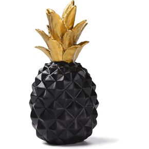 BRABUD Resin Pineapple Statue Gold Modern Simple Style Art Sculpture Living Room Bedroom Office Desktop Porch Piano Desktop Decoration 7.8''(H) TQGJBS99