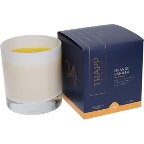 Trapp - No. 4 Orange Vanilla - 7 oz. Signature Candle - Aromatic Home Fragrance with Fruity Scent of Brazilian Orange, Tahitian Vanilla, & Tonka Bean Notes - Petrolatum Wax