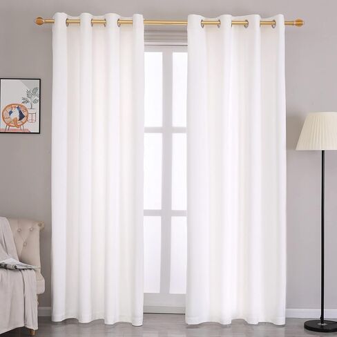 Velvet Curtains for Living Room - Light Blocking Velvet Curtain Panels Privacy Grommet Window Drapes for Bedroom Sliding Glass Door 2 Panels (Burgundy, 52W*96L) in Saudi Arabia
