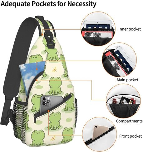 VOOHDDY Sling Bag For Women Men Travel Hiking Backpack Crossbody Shoulder Chest Bags Casual Daypack Sport in Saudi Arabia