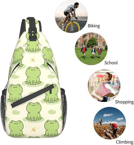 VOOHDDY Sling Bag For Women Men Travel Hiking Backpack Crossbody Shoulder Chest Bags Casual Daypack Sport in Saudi Arabia