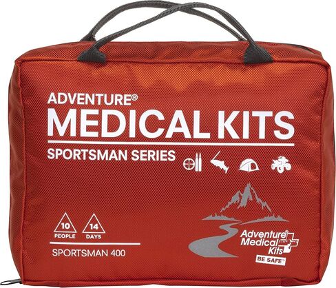 مجموعة أدوات الإسعافات الأولية للأماكن الخارجية من سلسلة Sportsman 400 من Adventure Medical - 180 قطعة in Kuwait