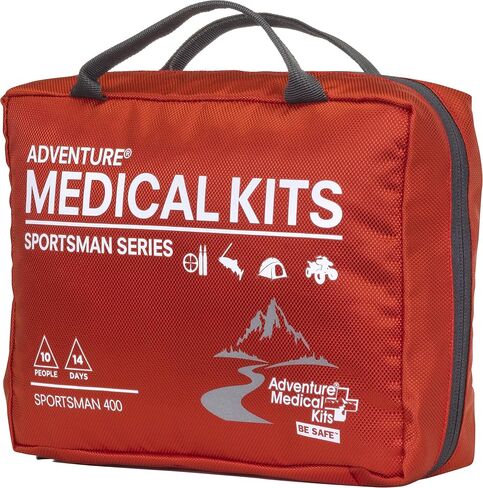 مجموعة أدوات الإسعافات الأولية للأماكن الخارجية من سلسلة Sportsman 400 من Adventure Medical - 180 قطعة in Kuwait
