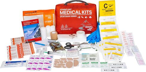 مجموعة أدوات الإسعافات الأولية للأماكن الخارجية من سلسلة Sportsman 400 من Adventure Medical - 180 قطعة in Kuwait
