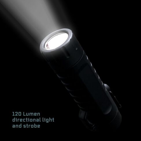 Dark Energy Plasma Lighter with Mini Flashlight | Rechargeable Dual-Arc Plasma Beam, 120 Lumen Flashlight and Strobe | Rugged, Tactical Design for Camping, Hiking, Outdoor, Home and Emergency in Kuwait
