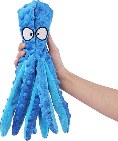 مجموعة ألعاب الكلاب القطيفة من KuddelMuddel، فيل مرح محشو وضفدع لطيف، لعبة تفاعلية ناعمة للحيوانات الأليفة للمضغ للجراء، هدية عيد ميلاد للسلالات الصغيرة والمتوسطة والكبيرة (عبوة من قطعتين) in Kuwait