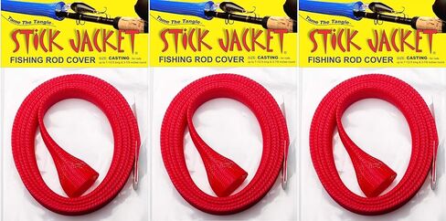 أغطية قصبة الصيد من RITE-HITE Orin Briant عبوة من 3 قطع - صب أحمر؛ حافظ على قضيبك آمن ومن التشابك ...... in Kuwait