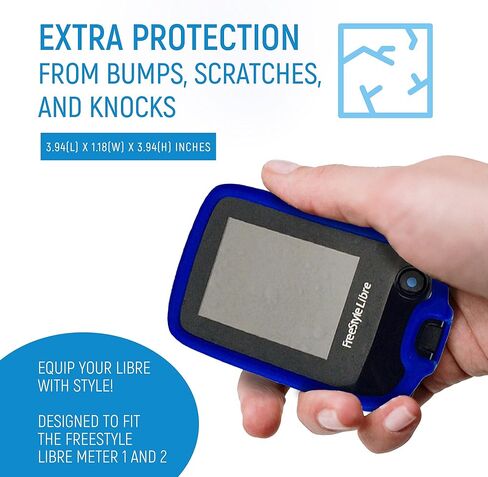 Rockadex - Silicone Case Compatible for Freestyle Libre Reader, Custom-Designed to Suit Libre 1 & 2, Diabetic Supplies… (Green) in Saudi Arabia