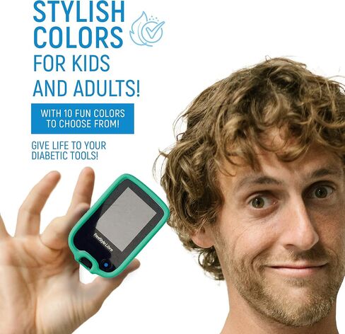 Rockadex - Silicone Case Compatible for Freestyle Libre Reader, Custom-Designed to Suit Libre 1 & 2, Diabetic Supplies… (Green) in Saudi Arabia