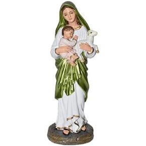 Madonna and Child Le Innocence Blessed Virgin Mother Mary 10 Inch Colored Statue Figurine in Kuwait