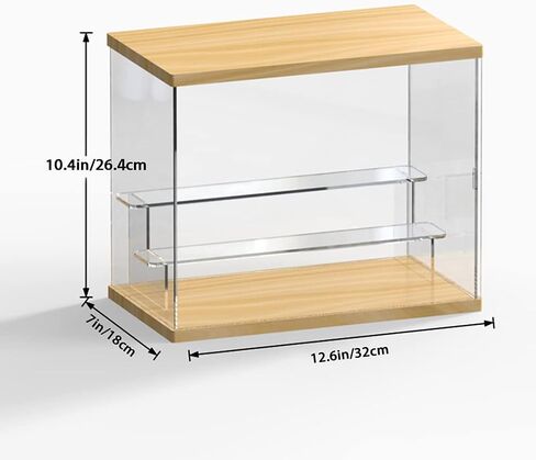 Nynelly Acrylic Display Case for Collectibles, 5 Tier Clear Rock Display Case Stand, Assemble Countertop Display Box Storage Showcase for Mini Funko Pop Figures Collectibles Toys,Pink in Kuwait
