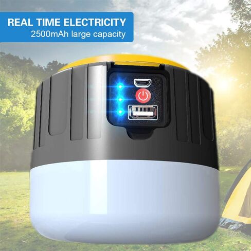 2023 Upadte Solar Lantern Flashlights لشحن الهاتف، فانوس تخييم LED قابل لإعادة الشحن عبر USB، قابل للطي ومحمول لحالات الطوارئ والأعاصير وانقطاع التيار الكهربائي والعواصف (w000-9886) in Kuwait