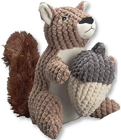 لعبة باتشورك بت ميرل السنجاب الفاخرة للكلاب من القطيفة القابلة للفصل 2 في 1 كبيرة in Kuwait