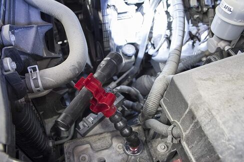 ليسل حامل مصباح يدوي 70450 مع مشبك، اسود، احمر in Kuwait