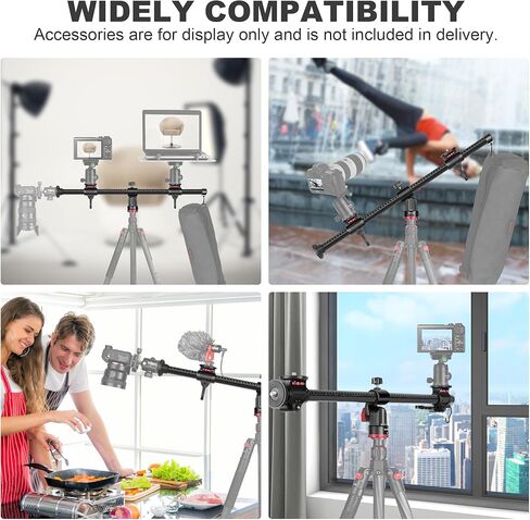 مانبيلي ذراع تمديد ثلاثي القوائم، عمود مركزي افقي ثلاثي القوائم 27.6 انش، قضيب ملحقات ثلاثي القوائم من الالومنيوم قابل للدوران 360 درجة، ذراع بوم ثلاثي القوائم للتصوير العلوي للكاميرا in Kuwait