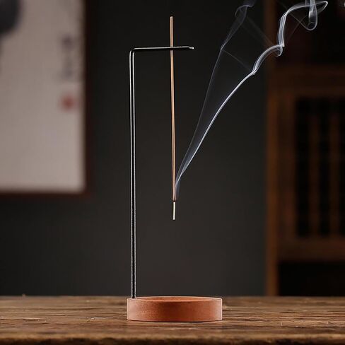 Simcat Backflow Incense Burner، حامل بخور الشلال مع 20 مخروط بخور خلفي و 30 عصا بخور، 1 حصيرة، 1 ملاقط، حامل بخور الفيل السيراميكي للعصي ديكور المنزل المكتبي in Kuwait