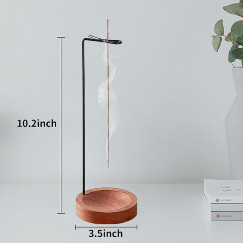 Simcat Backflow Incense Burner، حامل بخور الشلال مع 20 مخروط بخور خلفي و 30 عصا بخور، 1 حصيرة، 1 ملاقط، حامل بخور الفيل السيراميكي للعصي ديكور المنزل المكتبي in Kuwait