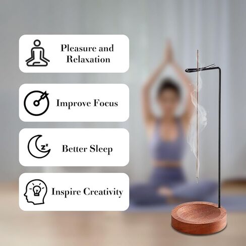 Simcat Backflow Incense Burner، حامل بخور الشلال مع 20 مخروط بخور خلفي و 30 عصا بخور، 1 حصيرة، 1 ملاقط، حامل بخور الفيل السيراميكي للعصي ديكور المنزل المكتبي in Kuwait