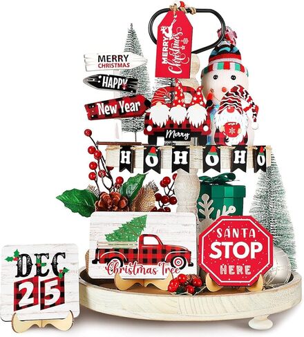 مجموعة ديكور صينية متدرجة لعيد الشكر، مجموعة ديكور صينية متدرجة لعيد الشكر، ديكور الخريف، حصاد الخريف، صواني زخرفية، لافتات خشبية على الطاولة للمطبخ المنزلي (قرعة الخريف) in Kuwait