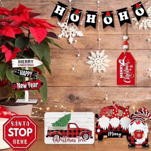 مجموعة ديكور صينية متدرجة لعيد الشكر، مجموعة ديكور صينية متدرجة لعيد الشكر، ديكور الخريف، حصاد الخريف، صواني زخرفية، لافتات خشبية على الطاولة للمطبخ المنزلي (قرعة الخريف) in Kuwait