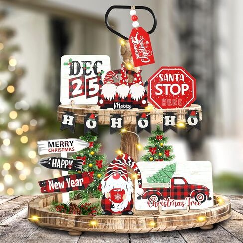 مجموعة ديكور صينية متدرجة لعيد الشكر، مجموعة ديكور صينية متدرجة لعيد الشكر، ديكور الخريف، حصاد الخريف، صواني زخرفية، لافتات خشبية على الطاولة للمطبخ المنزلي (قرعة الخريف) in Kuwait