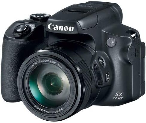 Canon PowerShot SX70 HS Digital Camera (3071C001) - with 32GB Memory Card, Bag, Cleaning Kit, More (Renewed) in Saudi Arabia