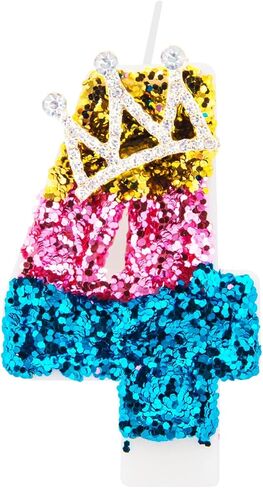 شموع أرقام عيد الميلاد من UVTQSSP مقاس 2.76 سم من الألماس الأزرق، زينة أعلى الكعكة لمستلزمات حفلات الزفاف والذكرى السنوية، رقم الثلج 6 in Kuwait