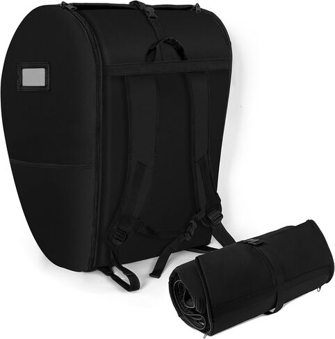 weliday Car Seat Travel Bag, Infant Car Seat Travel Cover Bag Compatible with Doona Car Seat Stroller with Tear Resistant & Enhance Stitch Fabric Gate Check Bag for Airplane in Kuwait