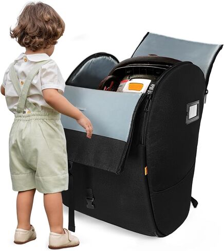 weliday Car Seat Travel Bag, Infant Car Seat Travel Cover Bag Compatible with Doona Car Seat Stroller with Tear Resistant & Enhance Stitch Fabric Gate Check Bag for Airplane in Kuwait