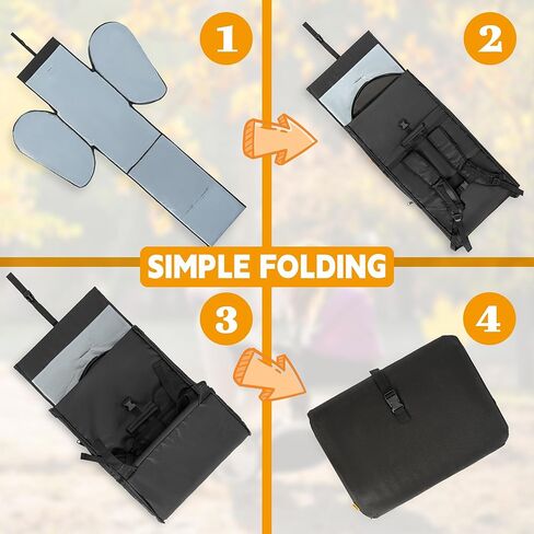 weliday Car Seat Travel Bag, Infant Car Seat Travel Cover Bag Compatible with Doona Car Seat Stroller with Tear Resistant & Enhance Stitch Fabric Gate Check Bag for Airplane in Kuwait