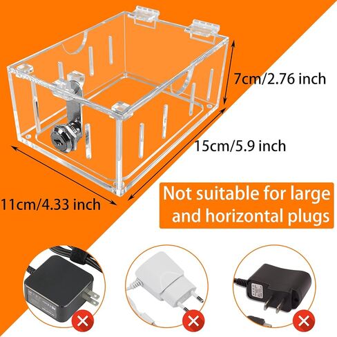 Switch Cover,Baby Proof Light Outlet Covers,Child Safety Switch Plate Guard,Wall Plug Box,Kids Electrical Protector Box Fits All Outlet 4.95" H X 3.35" W X 1.77" D or Smaller (1 Pack) in Saudi Arabia
