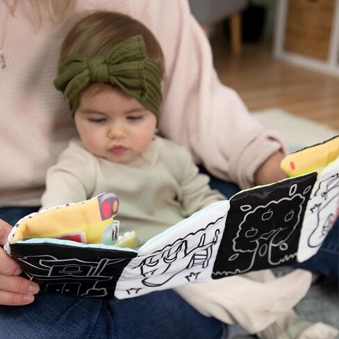 LAMAZE Accordion Bus On-The-Go Baby Playmat - Includes Pictures, Baby Mirror - Crinkle Books for Babies - Developmental and Sensory Toys for Infants - Ages 6 Months and Up in Saudi Arabia