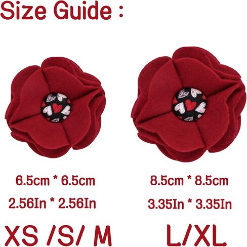 Unique style paws Dog Collar with Removable Felt Flower Tie Winter Christmas Plaid Pet Collar Girl Boy for Small Medium Large Dogs-Scottish Style-XS in Saudi Arabia