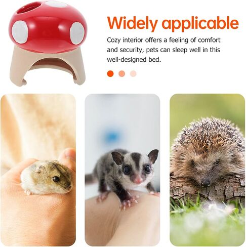 1Pc Hamster Hideout Hamster Bathtub Hamster Sand Bath Hamster House Hamster Hide Hamster Cooling Bed Ceramic Hamster Hideout Cage Critter Bath House Cave for Hamsters in Saudi Arabia