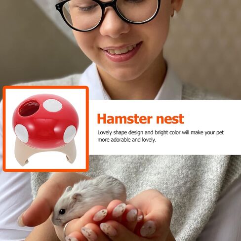 1Pc Hamster Hideout Hamster Bathtub Hamster Sand Bath Hamster House Hamster Hide Hamster Cooling Bed Ceramic Hamster Hideout Cage Critter Bath House Cave for Hamsters in Saudi Arabia