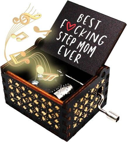 ukebobo Wooden Music Box- You are My Sunshine Music Box, Gifts for Step Mom- 1 Set(fk) in Kuwait