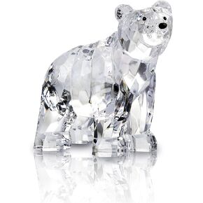 Acrylic Bear Figurine Cute Animal Home Decor Not Crystal Decorations for Bookshelf Dinner Table and Desk (B) in Kuwait