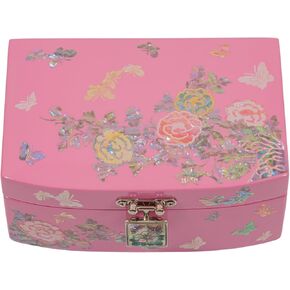 February Mountain Mother of Pearl Small Jewelry Box with Ring Tray (Blue) in Kuwait