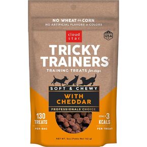 Cloud Star Tricky Trainers Chewy Dog Treats – Whole Grain Soft for Adult & Puppy