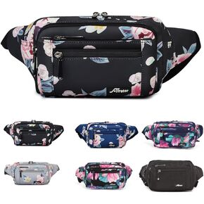 حزمة فاني للرجال والنساء حقيبة خصر مقاومة للماء حقيبة بوم الورك مع غطاء للمطر حزام قابل للتعديل للرياضة في الهواء الطلق والجري والسفر والمشي لمسافات طويلة وركوب الدراجات والمشي والصيد غير الرسمي in Kuwait