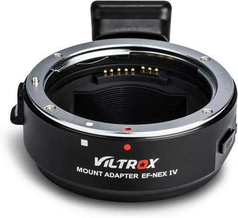 Viltrox EF-NEX IV التحكم في فتحة عدسة التركيز التلقائي، إرسال EXIF ​​مع CDAF PDAF Swift لعدسة Canon EF/EF-S إلى Sony A9 A7RIII A7RII A7III A7II A6300 A6500 A6400 E-Mount Camera in Kuwait