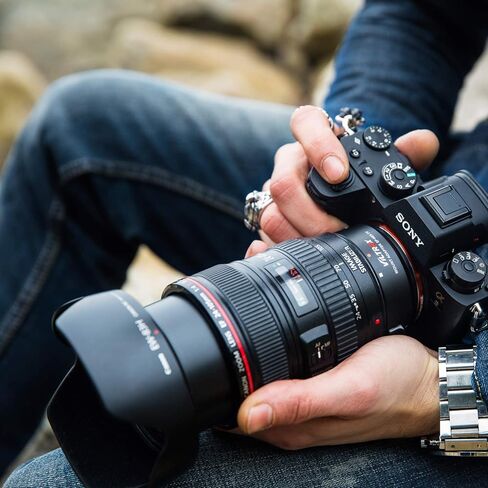 Viltrox EF-NEX IV التحكم في فتحة عدسة التركيز التلقائي، إرسال EXIF ​​مع CDAF PDAF Swift لعدسة Canon EF/EF-S إلى Sony A9 A7RIII A7RII A7III A7II A6300 A6500 A6400 E-Mount Camera in Kuwait