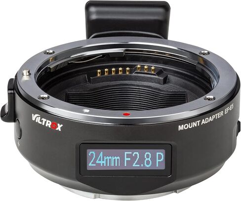 Viltrox EF-NEX IV التحكم في فتحة عدسة التركيز التلقائي، إرسال EXIF ​​مع CDAF PDAF Swift لعدسة Canon EF/EF-S إلى Sony A9 A7RIII A7RII A7III A7II A6300 A6500 A6400 E-Mount Camera in Kuwait