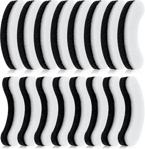 Rcybeo Cat Water Fountain Filter, 16 Pack Replacement Premium Pet Fountain Filters for WF050 and WF100 Pet Water Fountain, Arc-Shaped Washable Pet Fountain Filters with Triple Filtration System in Kuwait