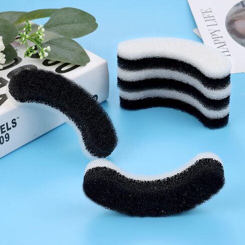 Rcybeo Cat Water Fountain Filter, 16 Pack Replacement Premium Pet Fountain Filters for WF050 and WF100 Pet Water Fountain, Arc-Shaped Washable Pet Fountain Filters with Triple Filtration System in Kuwait