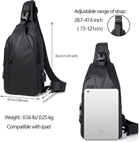 حقيبة ظهر IMAGERIO Crossbody Sling للنساء والرجال، حقيبة كتف وحقيبة صدر وحقيبة نهارية للسفر والمشي لمسافات طويلة وفي الهواء الطلق in Kuwait