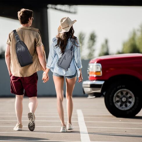 حقيبة ظهر IMAGERIO Crossbody Sling للنساء والرجال، حقيبة كتف وحقيبة صدر وحقيبة نهارية للسفر والمشي لمسافات طويلة وفي الهواء الطلق in Kuwait